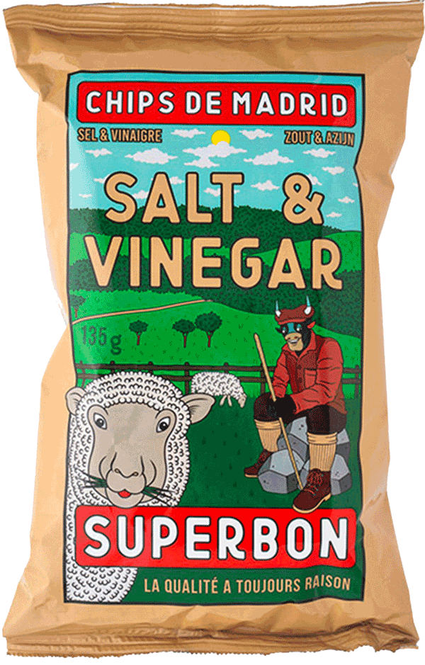 Superbon - Salt and Vinegar 135g